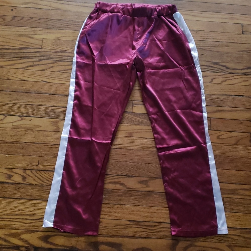 Burgundy pants